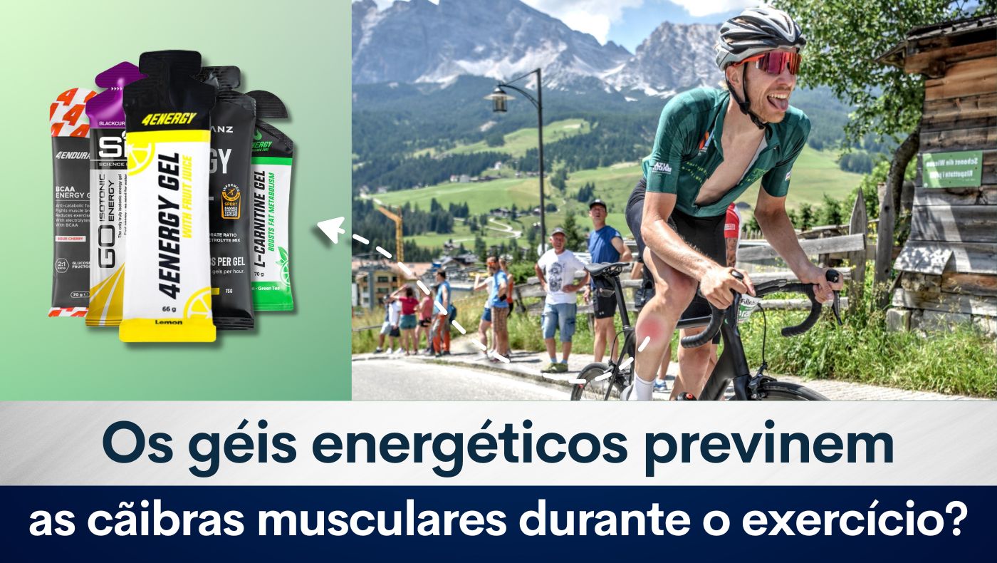 Os géis energéticos previnem as cãibras musculares durante o exercício?