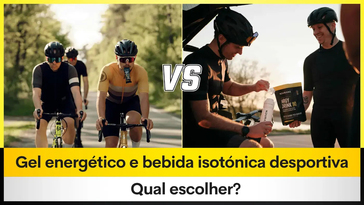 Gel energético e bebida isotónica desportiva - Qual escolher?