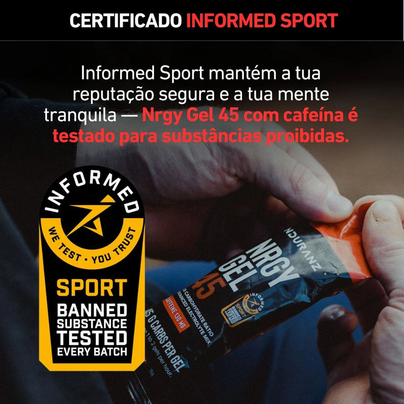 Nrgy Gel 45 com Cafeína Box