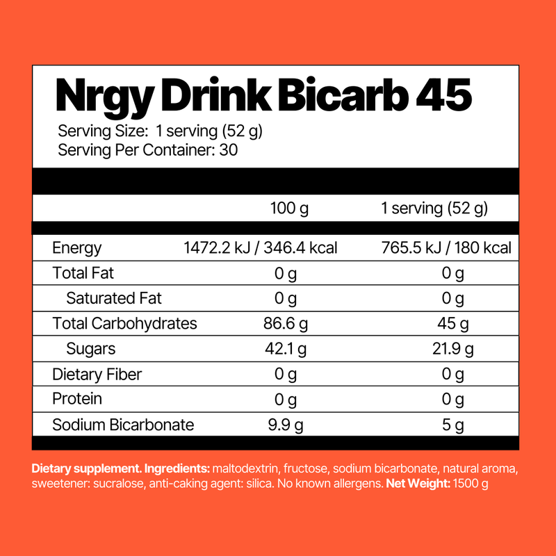 Nrgy Drink Bicarb 45