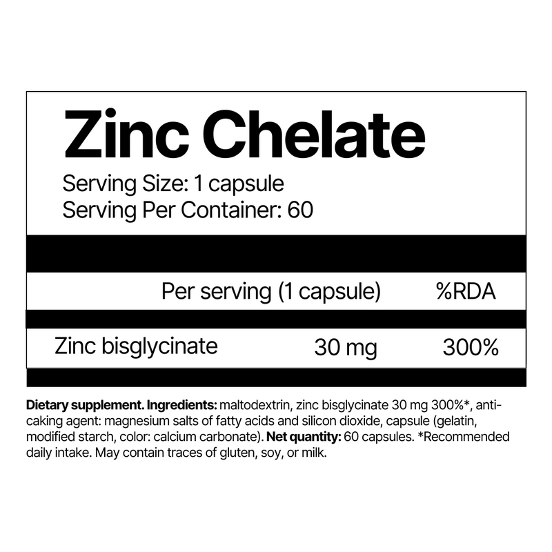 Quelato de Zinco (bisglicinato)
