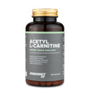 4Endurance Pro Acetyl-L-Carnitine 90 capsules pack, dark amber bottle with gold cap and green-striped label on white background.