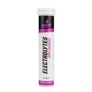 4Energy Electrolytes - 20 effervescent tablets passionfruit flavor, tube with purple and black branding on white background.