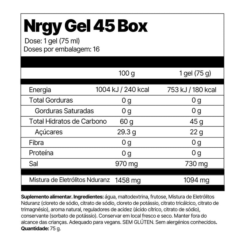 Nrgy Gel 45 Box